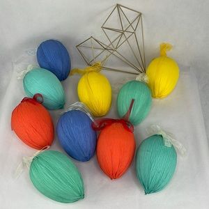 10 Large Colorful Easter Eggs